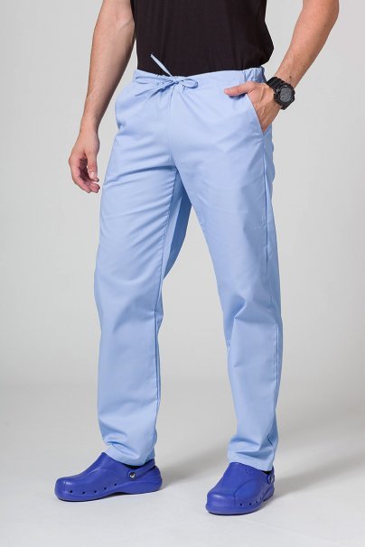 Spodnie medyczne męskie Sunrise Uniforms Basic Regular niebieskie-1