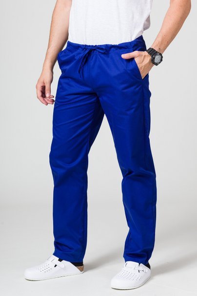 Spodnie medyczne męskie Sunrise Uniforms Basic Regular granatowe-1
