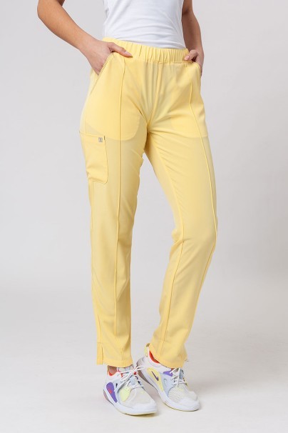 Spodnie damskie Maevn Matrix Impulse Stylish żółte-1