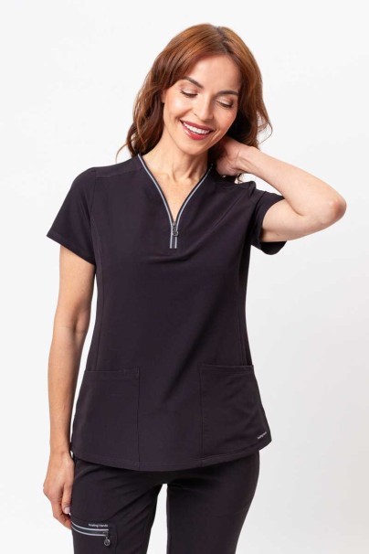 Bluza medyczna damska Healing Hands Sonia czarna-1