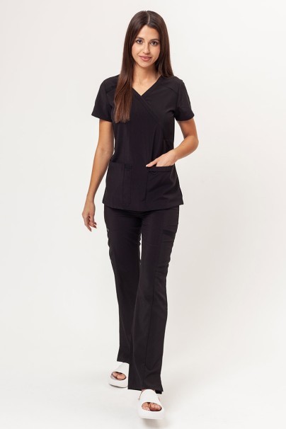 Komplet medyczny damski Dickies EDS Essentials (bluza Mock, spodnie Mid Rise) czarny-1