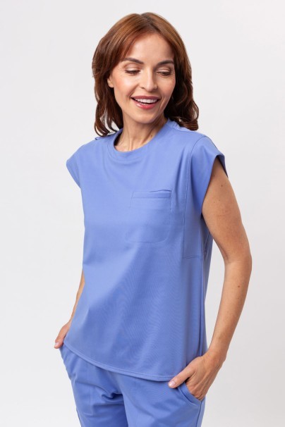 Bluza medyczna damska Cherokee Achieve Crew Neck klasyczny błękit-1
