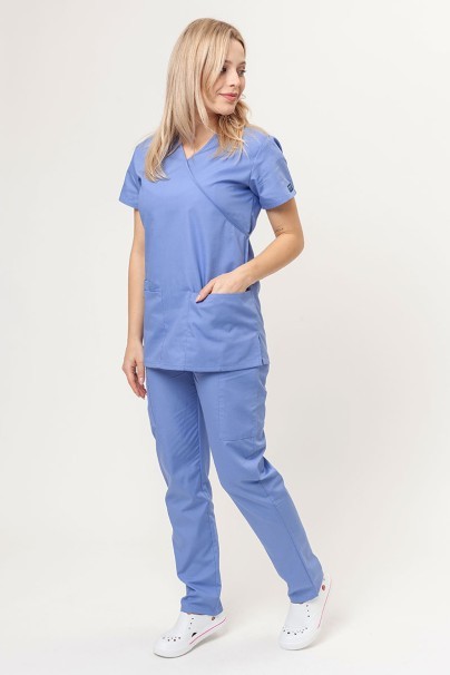 Komplet medyczny damski Cherokee Originals (bluza Mock, spodnie N.Rise) klasyczny błękit-1