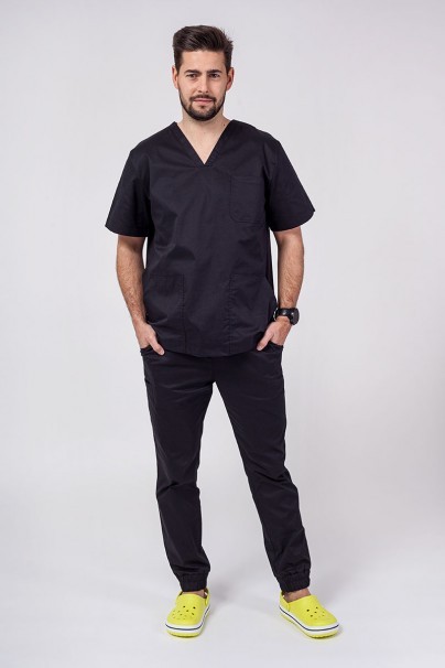 Komplet medyczny Sunrise Uniforms Active Men (bluza Flex, spodnie Flow) czarny-1