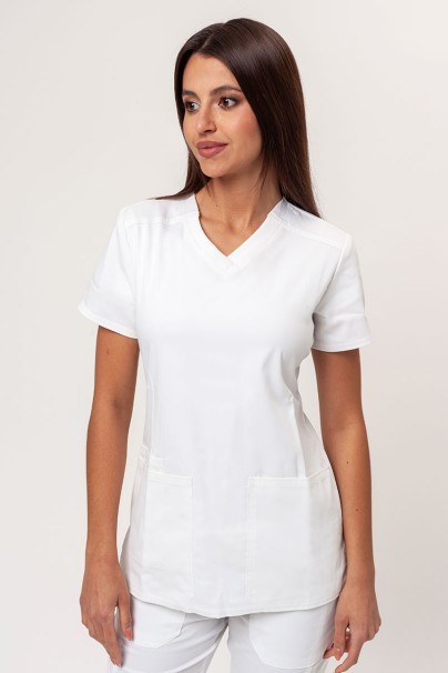 Bluza medyczna damska Cherokee Revolution Tech V-neck biała-1