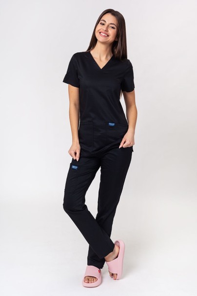 Komplet medyczny damski Cherokee Revolution (bluza Soft, spodnie Cargo) czarny-1