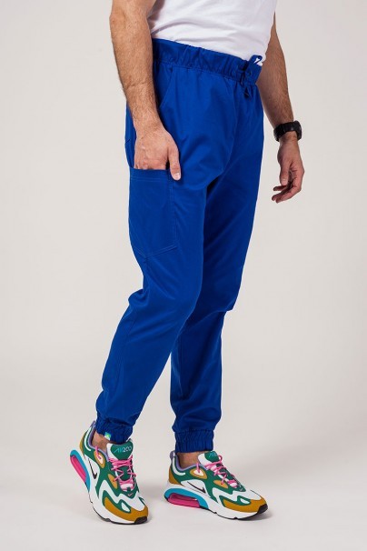 Spodnie medyczne męskie Sunrise Uniforms Active Flow jogger granatowe-1