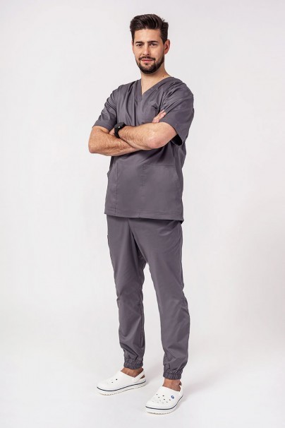 Komplet medyczny Sunrise Uniforms Active Men (bluza Flex, spodnie Flow) szary-1