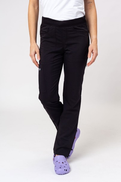 Spodnie medyczne damskie Dickies Balance Mid Rise czarne-1