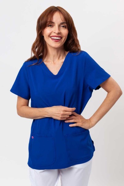 Bluza medyczna damska Heartsoul Break on Through V-neck granatowa-1