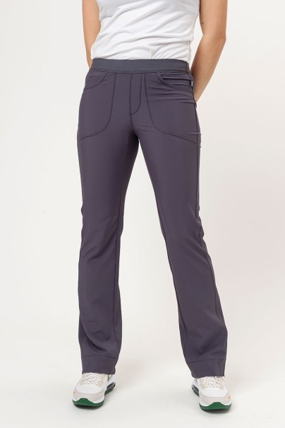 Spodnie medyczne damskie Cherokee Infinity Slim Pull-on szare-1