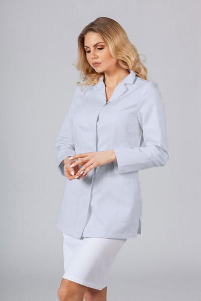 Fartuch medyczny damski Sunrise Uniforms krótki z długim rękawem (kryte napy)-1