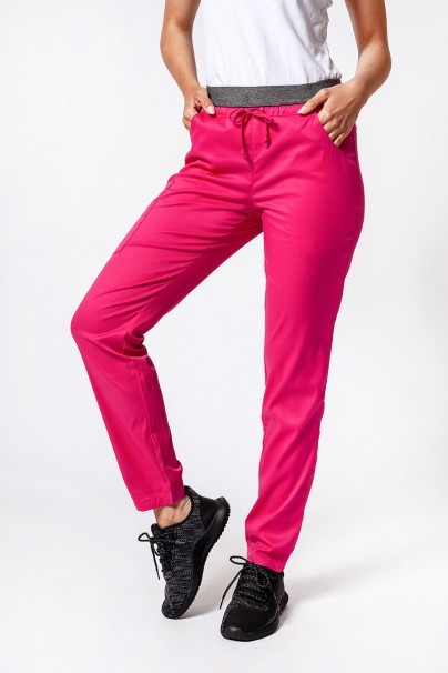 Spodnie damskie Maevn Matrix różowe-1