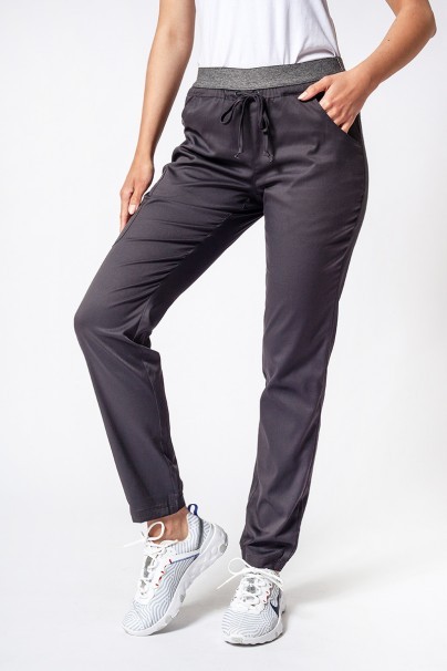 Spodnie medyczne damskie Maevn Matrix Contrast semi-jogger szare-1