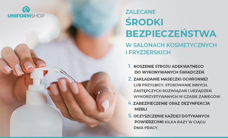 Zalecane środki bezpieczeństwa w salonach kosmetycznych i fryzjerskich