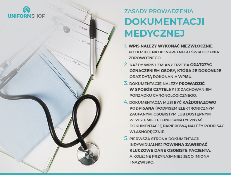 Zasady prowadzenia dokumentacji medycznej
